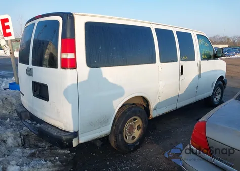 2009 Chevrolet Express 2500 Work Van from USA, damaged, VIN 1GCGG25C991107841